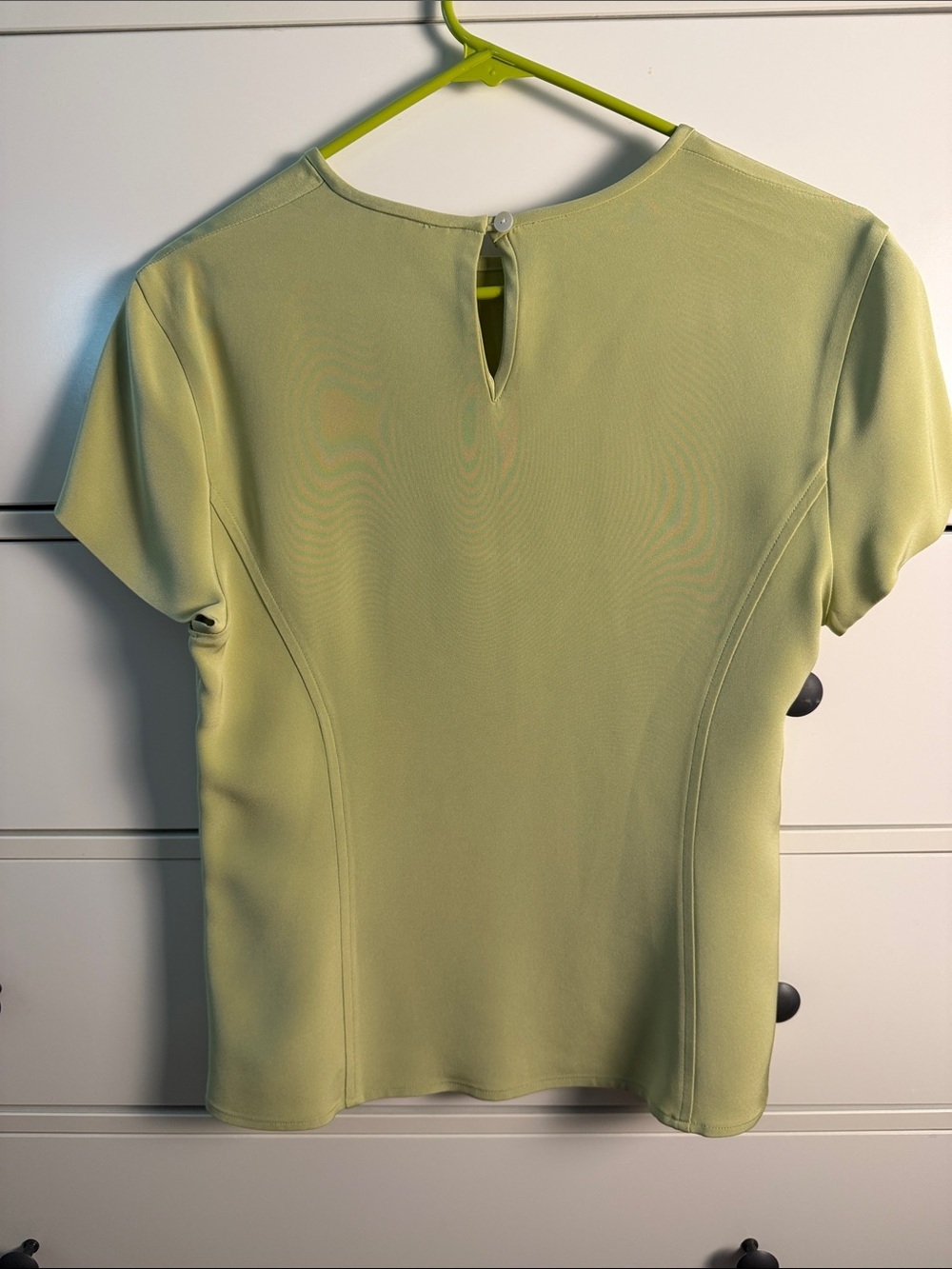 Nina Mclemore Set- Lime Green Tweed Blazer and 100% Silk Matching Top - Picture 6 of 16